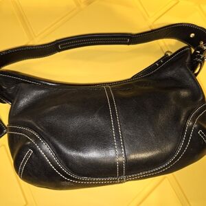 Coach purse black leather